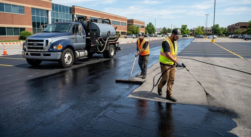 Commercial Pavement Sealing in Greenville, SC