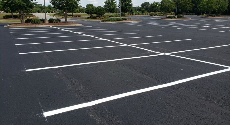 Parking Area Striping in Alpharetta, GA