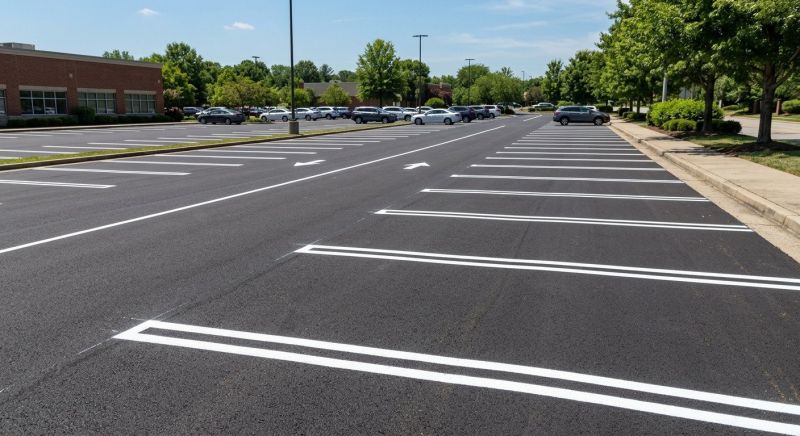 Parking Area Striping in Roswell, GA
