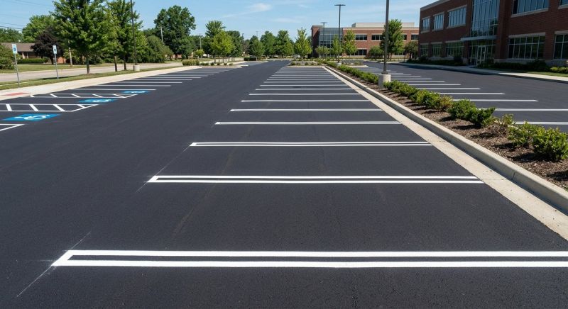 Parking Lot Painting in Suwanee, GA