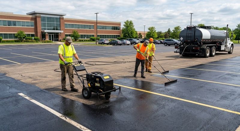 Parking Lot Resurfacing in Fort Collins, CO