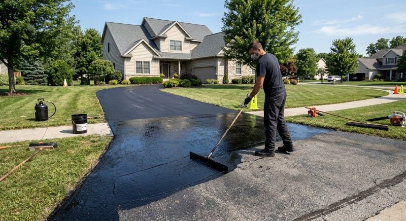 Residential Driveway Sealcoating in Tampa, FL