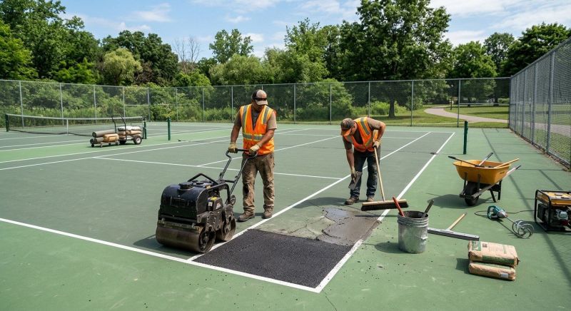 Tennis Court Repair Service in Fort Myers, FL