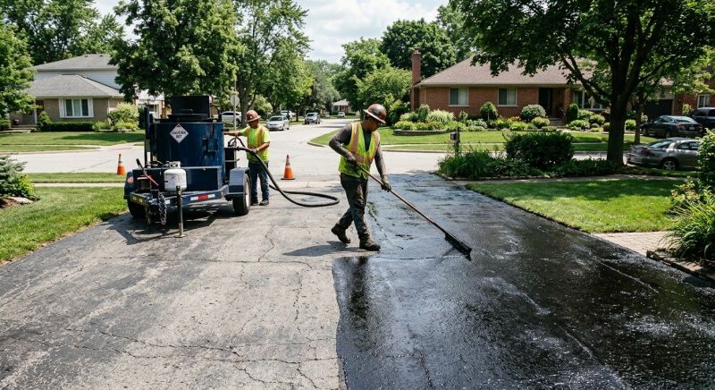 Asphalt Driveway Sealing in Columbus, OH