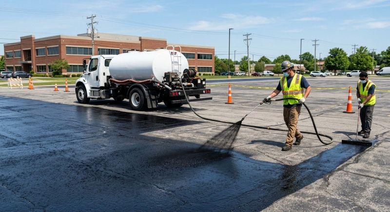 Commercial Parking Lot Sealing in Greenville, SC
