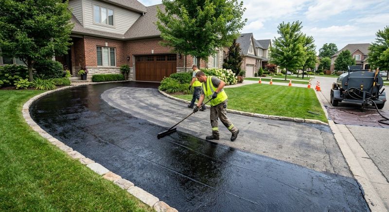 Residential Driveway Sealcoating in Fort Myers, FL